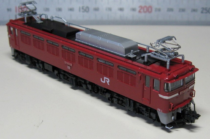 JR東日本EF81型電気機関車134号機双頭連結器改造後タイプ 完成画像