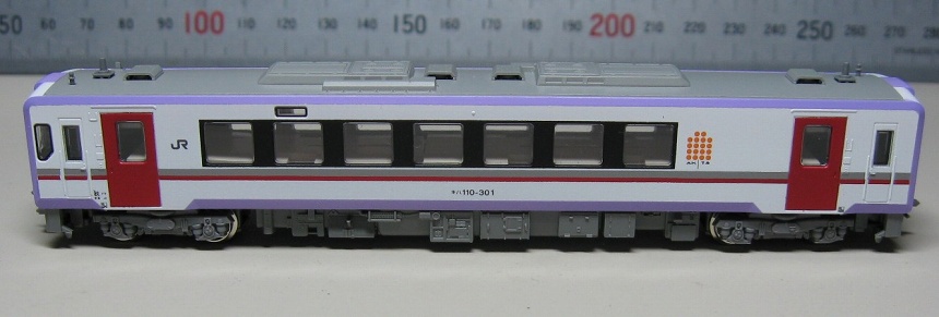 JR東日本キハ110系気動車秋田リレー号タイプ 完成画像 JR東日本キハ110系気動車秋田リレー号タイプ 完成画像