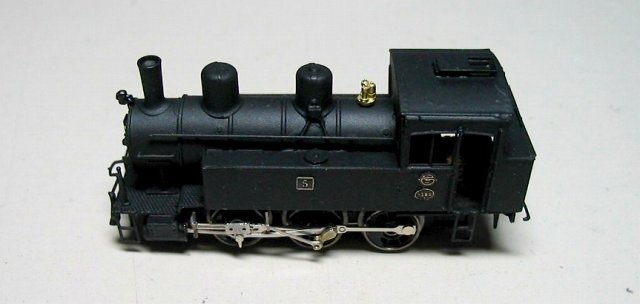 ワールド工芸製キット南薩鉄道5号機蒸気機関車 完成画像