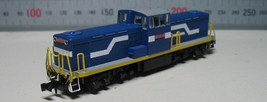 仙台臨海鉄道SD55型ﾃﾞｲｰｾﾞﾙ機関車103号機ﾀｲﾌﾟ 完成画像
