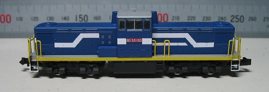 仙台臨海鉄道SD55型ﾃﾞｲｰｾﾞﾙ機関車103号機ﾀｲﾌﾟ 完成画像